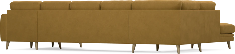 Eden - 3-sits soffa med divan vänster och schäslong höger - Gul