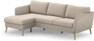 County - 3-sits soffa med flyttbar schäslong - Beige