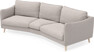 Madison - 3-sits soffa svängd, 90 cm - Grå