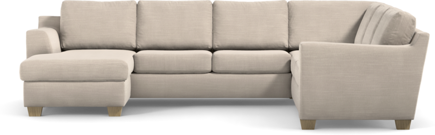 Friday - Hörnsoffa, 3+2-sits med schäslong vänster - Beige