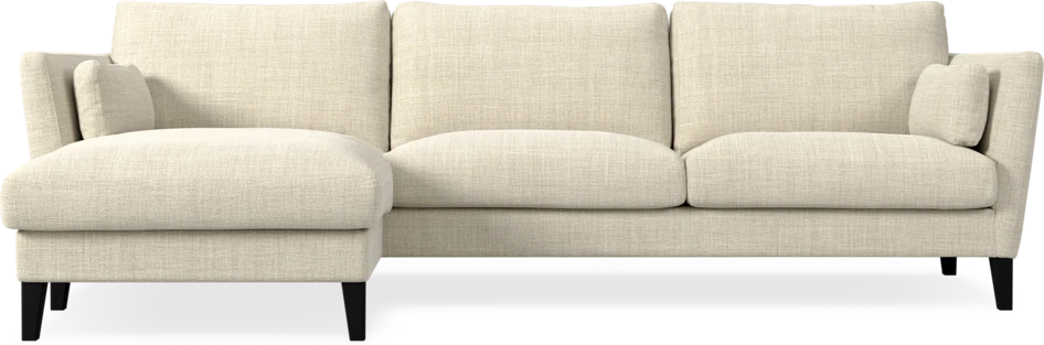 Winston - 3-sits soffa med schäslong, vändbar - Beige