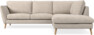 Madison - 2-sits soffa med divan höger - Vit