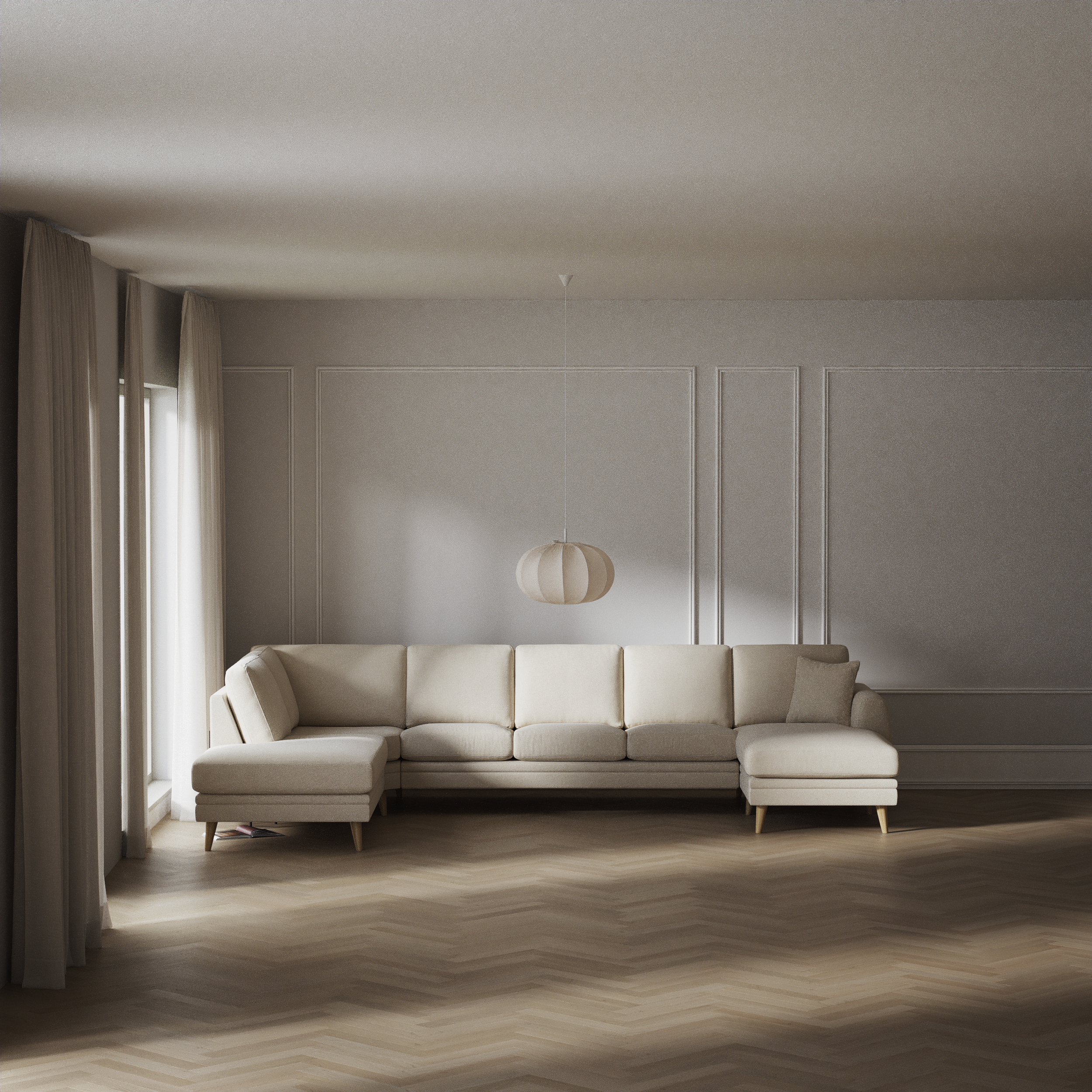 Eden - 3-sits soffa med divan vänster och schäslong höger - inspiration