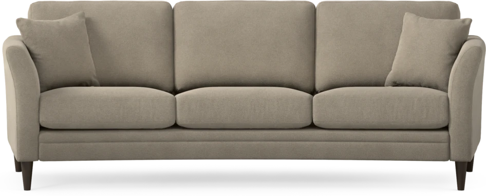 Eden - 3-sits soffa svängd - Beige