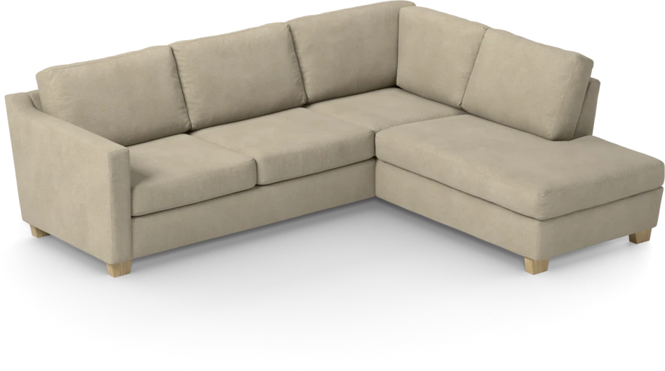 Friday - 2,5-sits soffa med divan höger - Beige