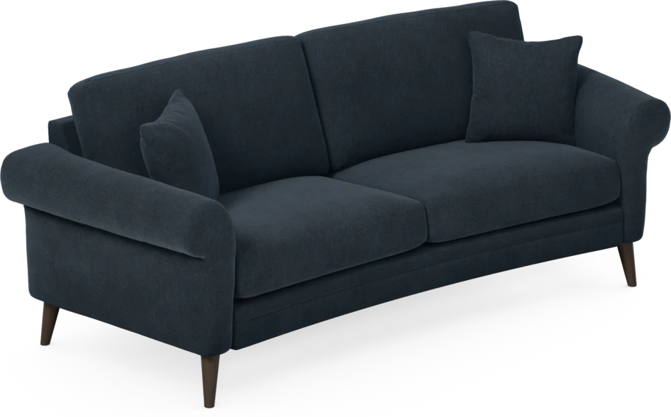 Eden - 2,5-sits soffa svängd - Blå