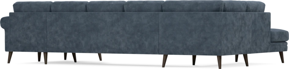 Eden - 3-sits soffa med divan vänster och schäslong höger - Blå