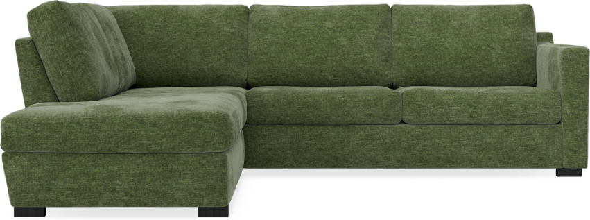 Friday - 2,5-sits soffa med divan vänster - Grön