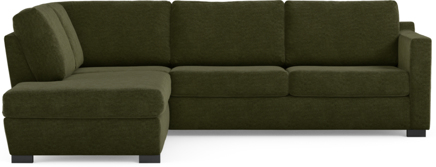 Friday - 2,5-sits soffa med divan vänster - Grön