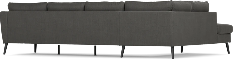 County - 3-sits soffa med divan vänster - Grå