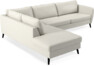 County - 2,5-sits soffa med divan vänster - Vit