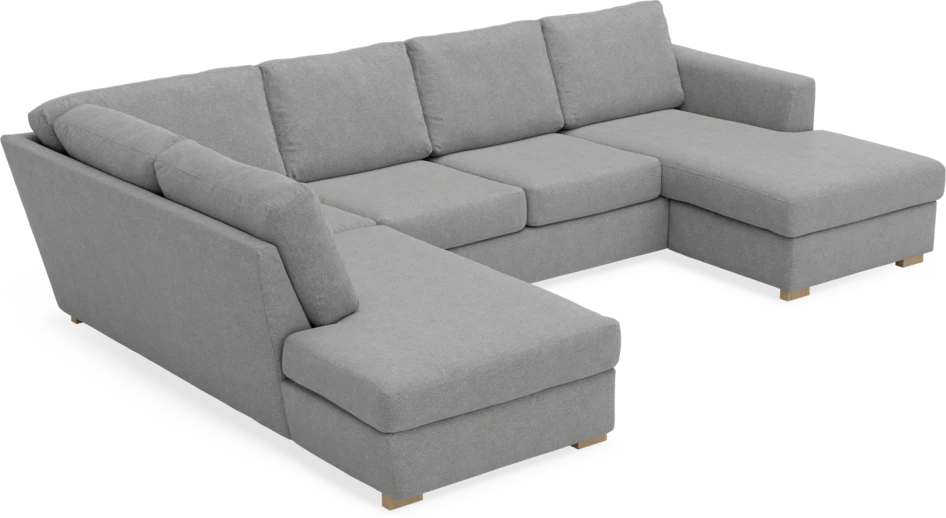 Friday - 3-sits soffa med divan vänster och schäslong höger - Grå