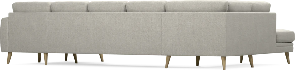 Eden - 3-sits soffa med divan vänster och schäslong höger - Grå