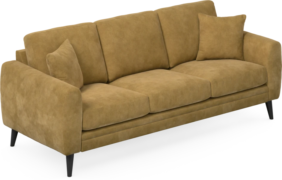 Eden - 3-sits soffa - Gul
