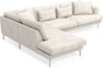 Harper - 3-sits soffa med divan vänster - Beige