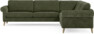 Bridge - Hörnsoffa, 3+3-sits - Grön