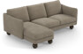 Madison Lux - 2-sits soffa med schäslong vänster - Beige
