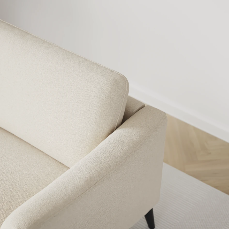 Bridge - Hörnsoffa, 2+3-sits med schäslong höger - Beige