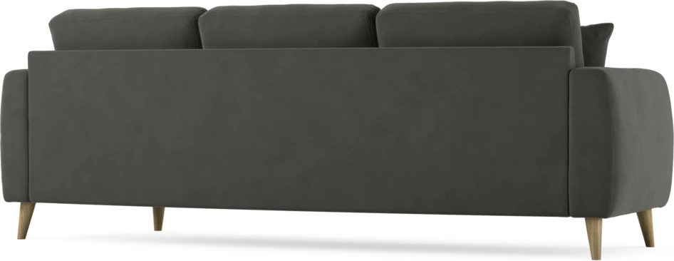 Eden - 3-sits soffa svängd - Grå