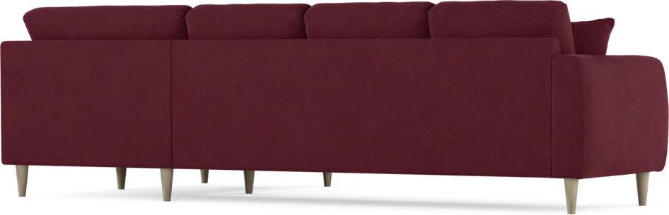 Eden - Hörnsoffa, 3+1-sits - Röd
