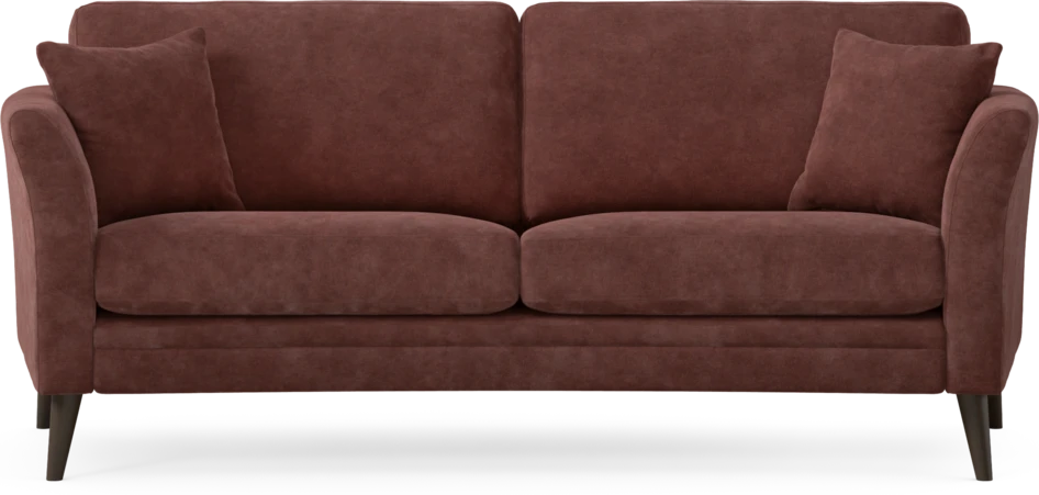 Eden - 2,5-sits soffa svängd - Röd
