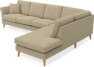 Eden - 3-sits soffa med divan - Beige