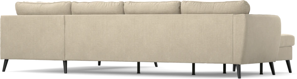 County - 3-sits soffa med schäslong vänster och divan höger - Beige