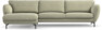 Madison Lux - 3-sits soffa med schäslong vänster - Grön
