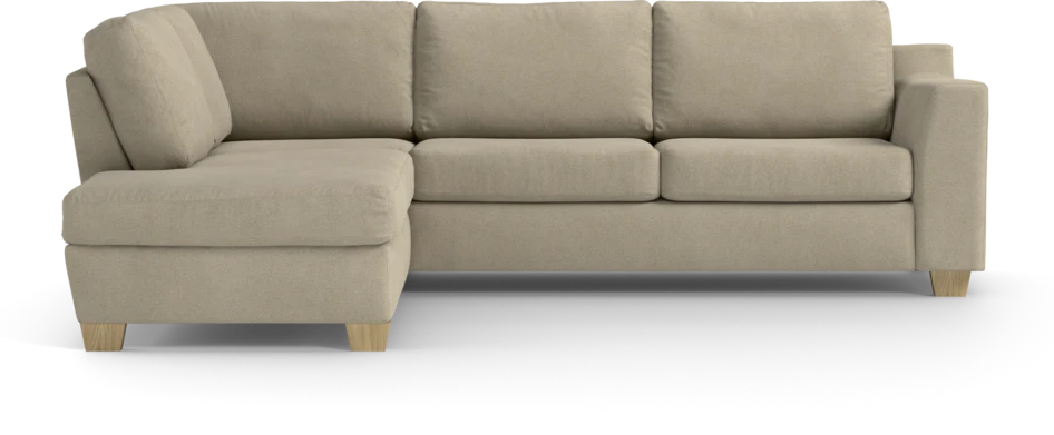 Friday - 2,5-sits soffa med divan vänster - Beige