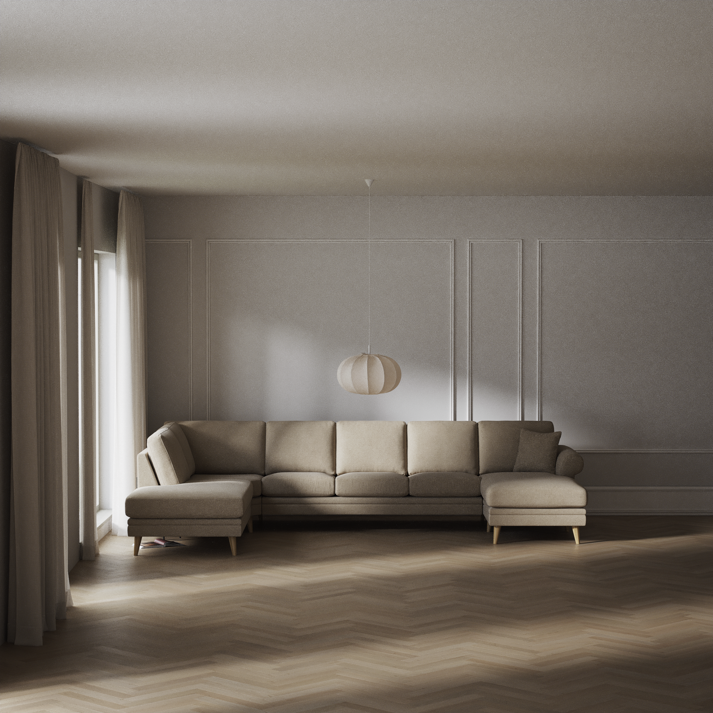 Eden - 3-sits soffa med divan vänster och schäslong höger - inspiration