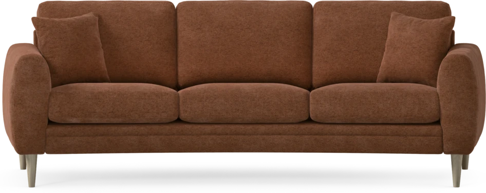 Eden - 3-sits soffa svängd - Orange