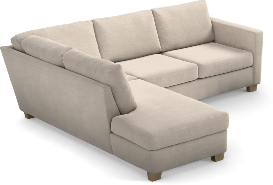 Friday - 2,5-sits soffa med divan vänster - Beige