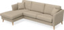 Eden - 2,5-sits soffa med schäslong - Beige