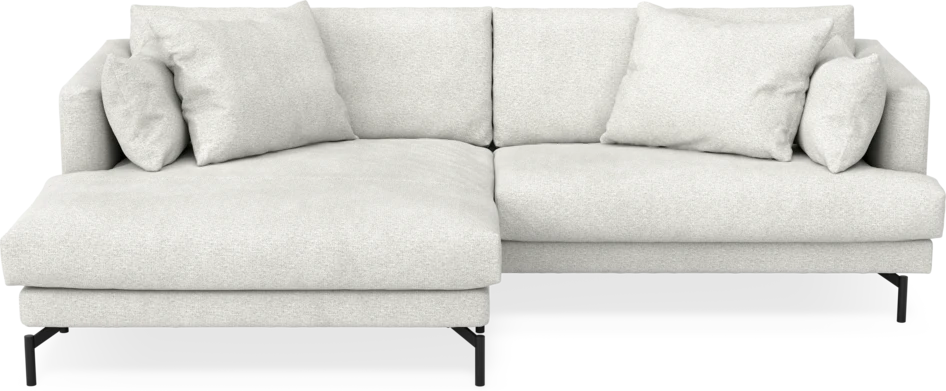 Harper - 4-sits med schäslong XL vänster - Vit