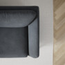 Madison Lux - 3-sits soffa med divan höger - Vit