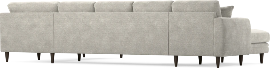 Eden - 3-sits soffa med schäslong vänster och divan höger - Grå