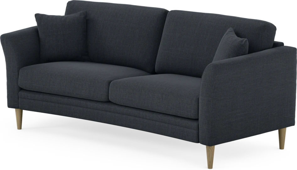 Eden - 2,5-sits soffa svängd - Blå