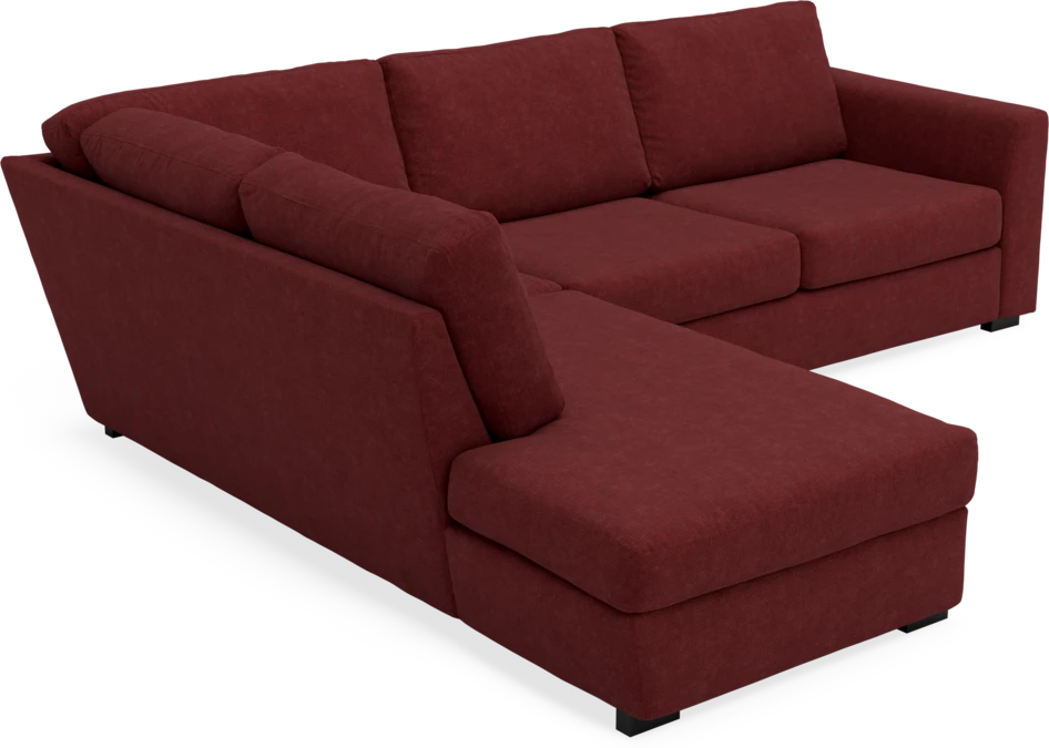 Friday - 2,5-sits soffa med divan vänster - Rosa