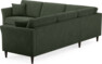 Eden - Hörnsoffa, 2,5+2,5-sits - Grön