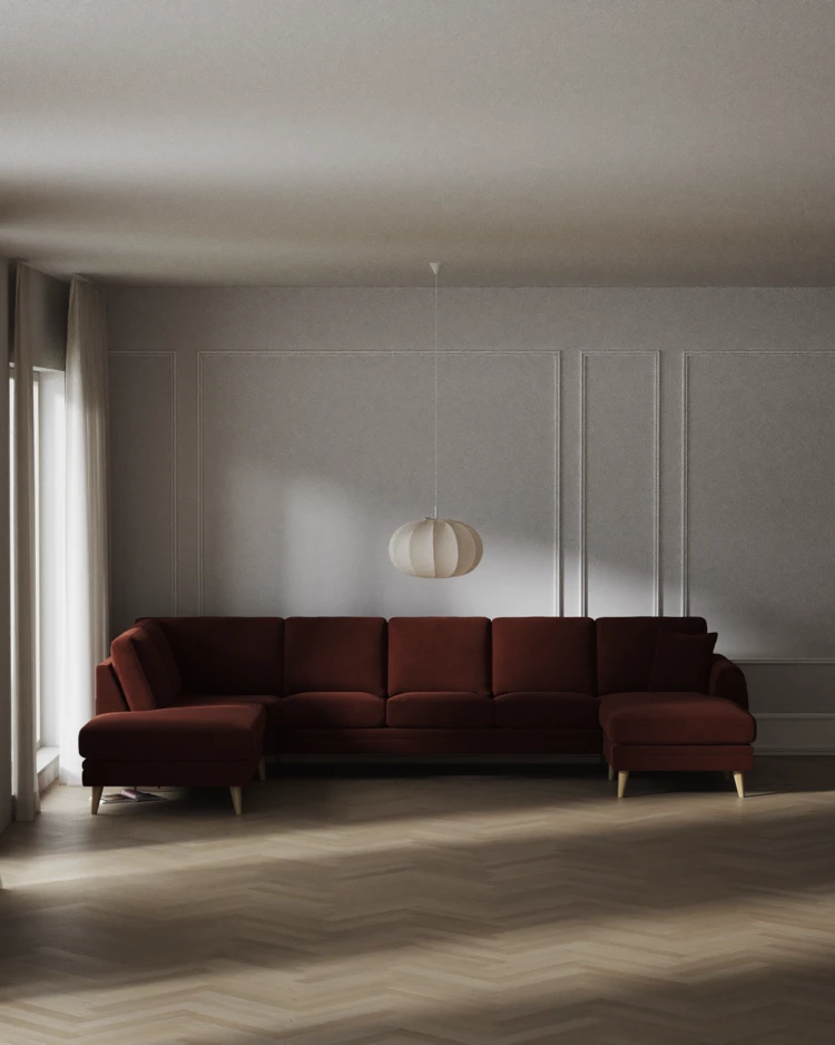 Eden - 3-sits soffa med divan vänster och schäslong höger - inspiration