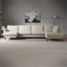 Bridge - 3-sits soffa med schäslong vänster och divan höger - Beige