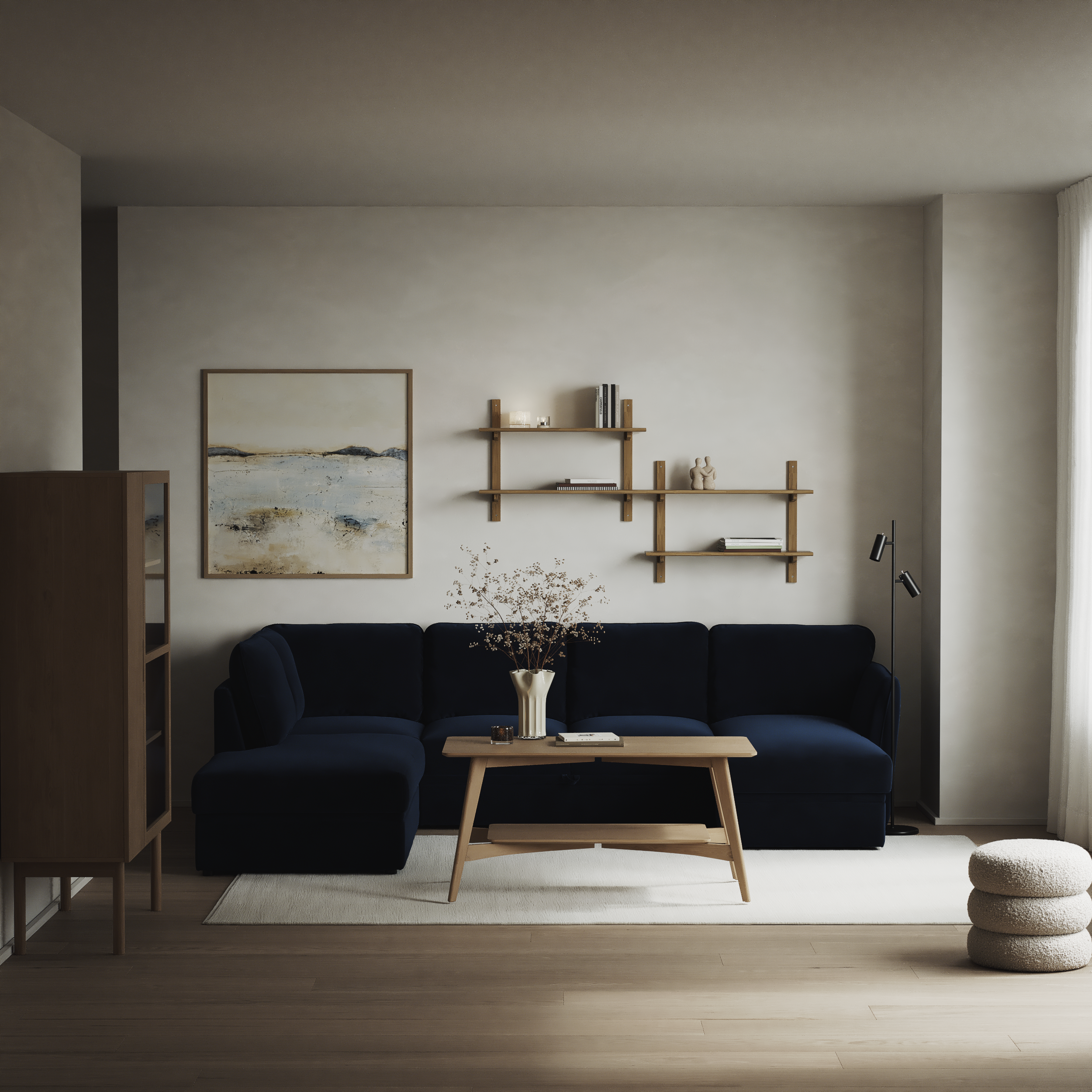 Öland - Bäddsoffa med divan vänster och schäslong höger - inspiration