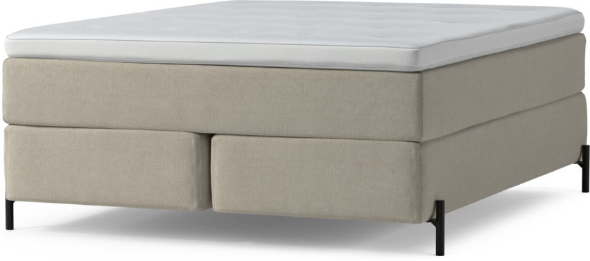 Delux Dream - Kontinentalsäng, dubbelsäng med bäddmadrass och sängben