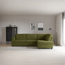 Friday - 2,5-sits soffa med divan höger - Grön