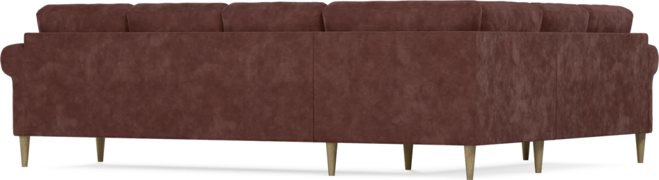 Eden - Hörnsoffa, 2+3-sits - Röd