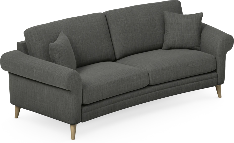 Eden - 2,5-sits soffa svängd - Grå