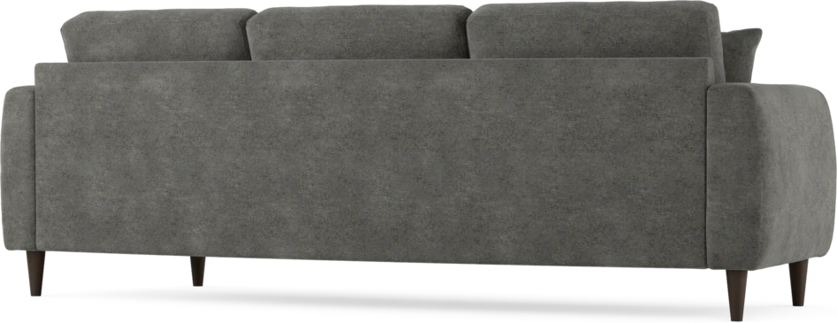 Eden - 3-sits soffa svängd - Grå