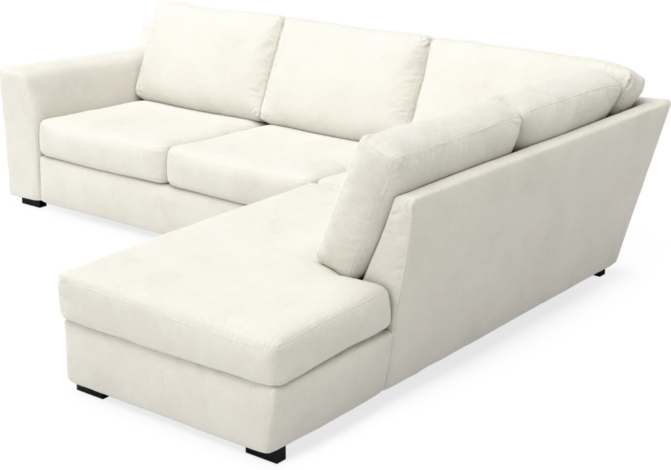 Friday - 2,5-sits soffa med divan höger - Vit