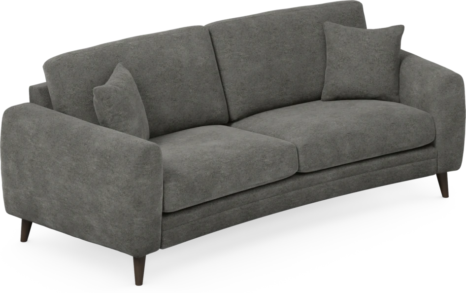 Eden - 2,5-sits soffa svängd - Grå