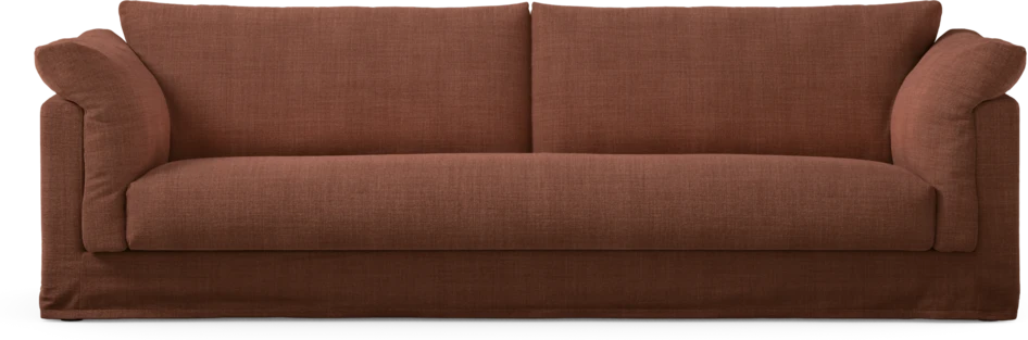 Cherrie Klädsel - Klädsel till 4-sits soffa, hel dyna - Orange